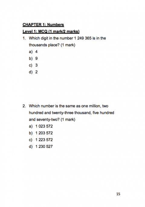 P5/6/PSLE Foundation Maths. 100 Must-Know Math Questions (Direct ...