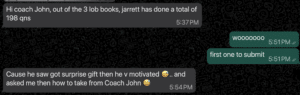 Original parent or student feedback